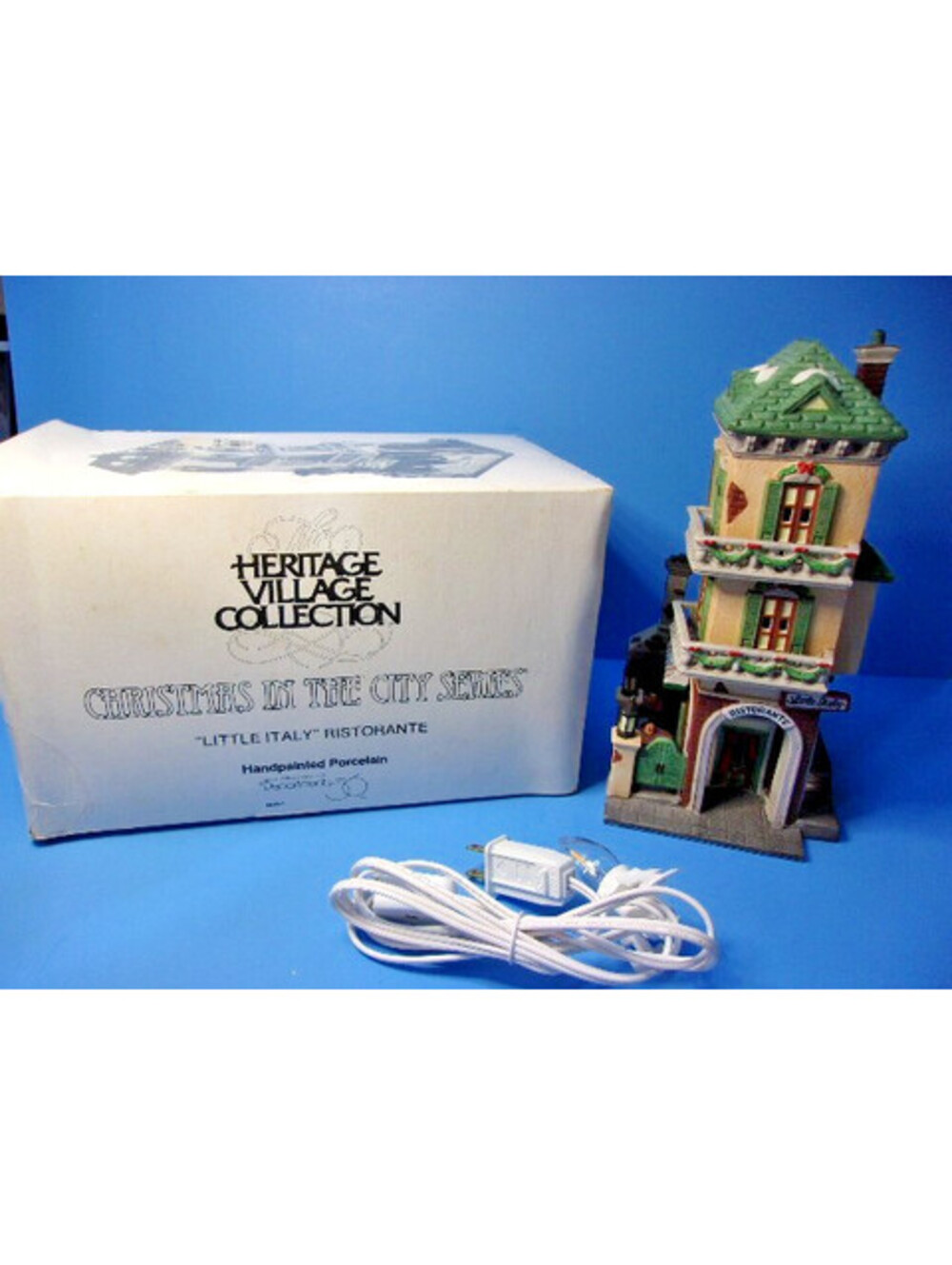 Dept 56 Christmas in the City #5538-7 Little Italy Ristorante Retired Light IOB